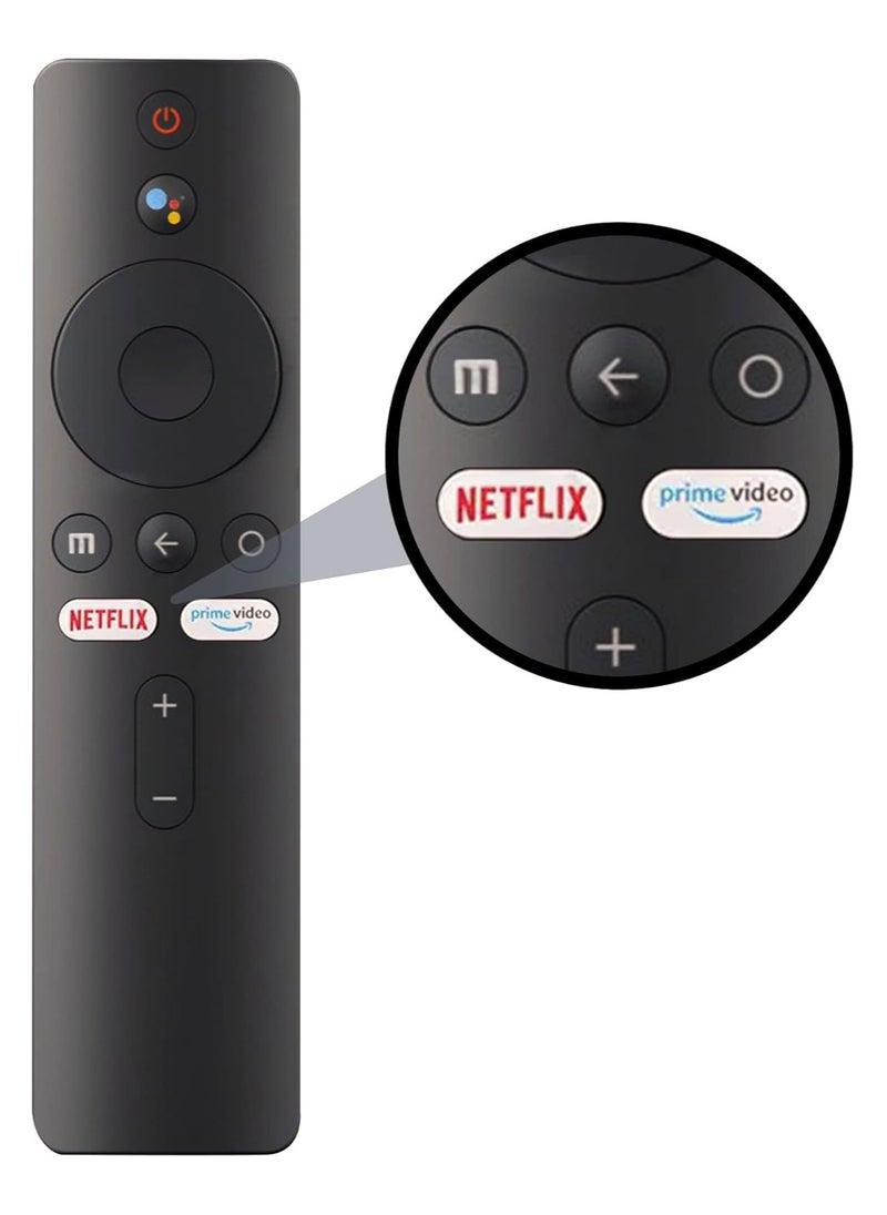 TIGER - Replacement Remote Control for Xiaomi Mi Stick || Bluetooth Voice Control Remote Compatible with Mi Box S, Mi Box 4X, Mi TV P1, Q1, 4S, 4K, 4A, Q1E (XMRM-00A) – Ergonomic Design, Easy Pairing, Long Battery Life. Quick Access Buttons - Image 1