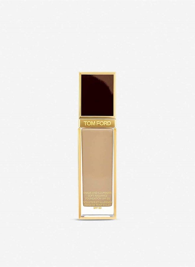 TOM FORD Shade and Illuminate Soft Radiance Foundation 7.5 Shell Beige. SPF 50, 1fl - Image 1