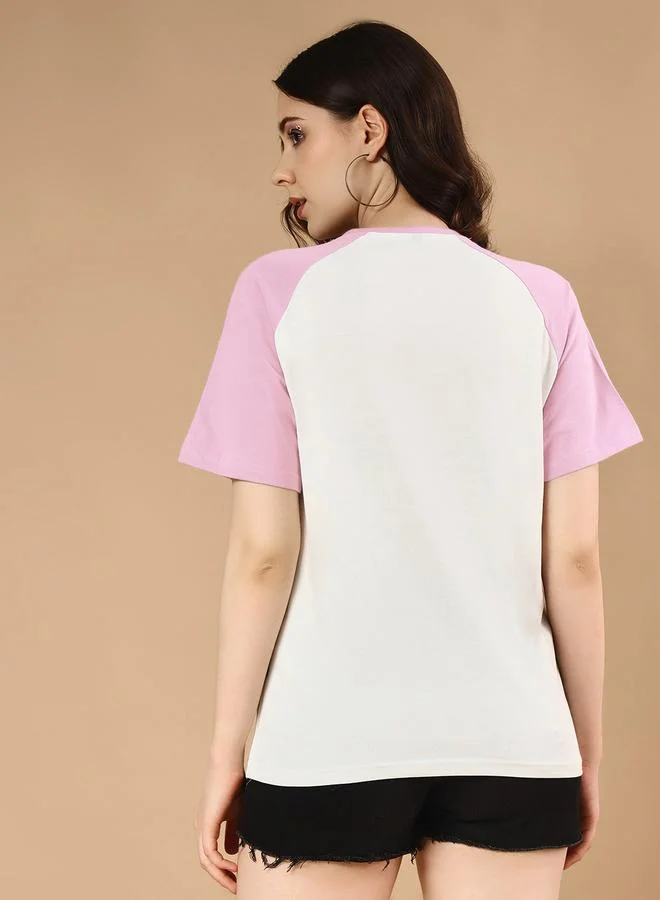 Take Two Cute Graphic Print Cotton T-Shirt