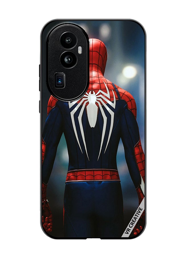 VR CREATIVE Protective Case Cover For Oppo Reno 10 Pro Plus Spiderman Back Design Multicolour - Image 1