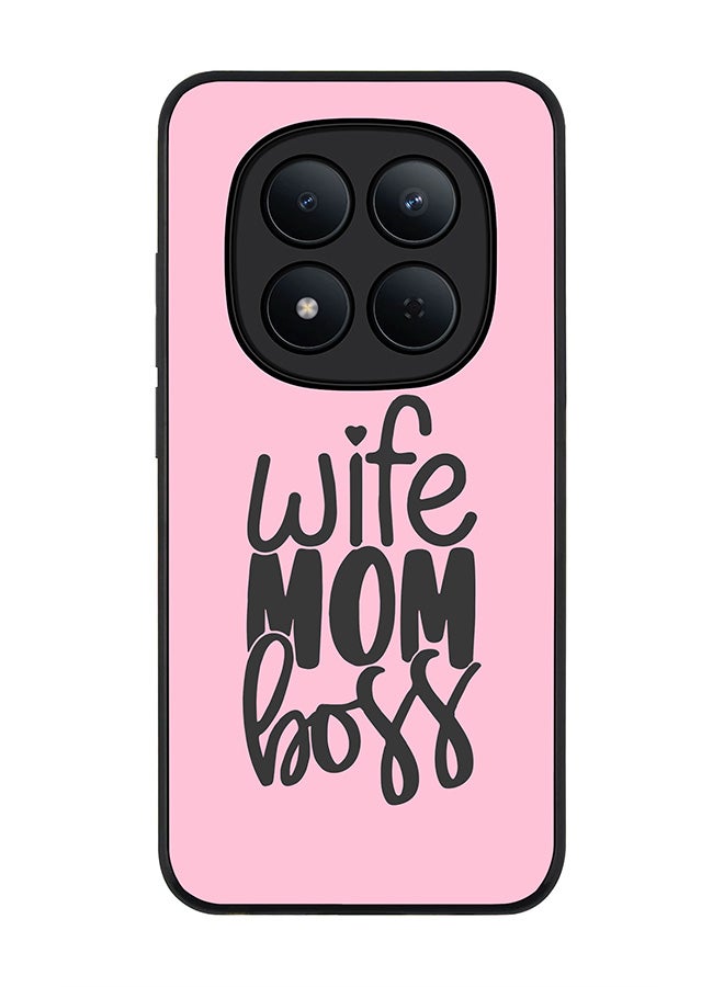 For Xiaomi Redmi Note 15 Pro 5G Case,Slim fit Camera Protection, Shockproof Thin Phone cover  - Wife Mom Boss