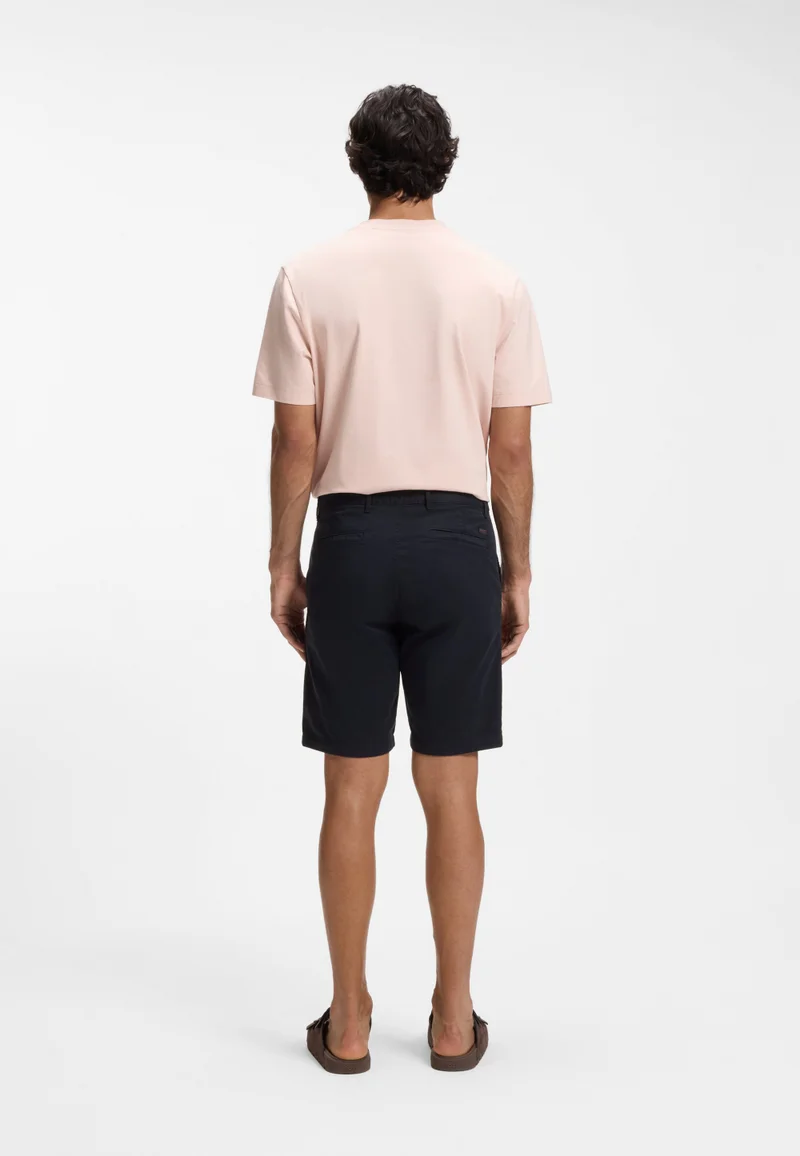 بوس Slim-fit shorts in stretch-cotton twill