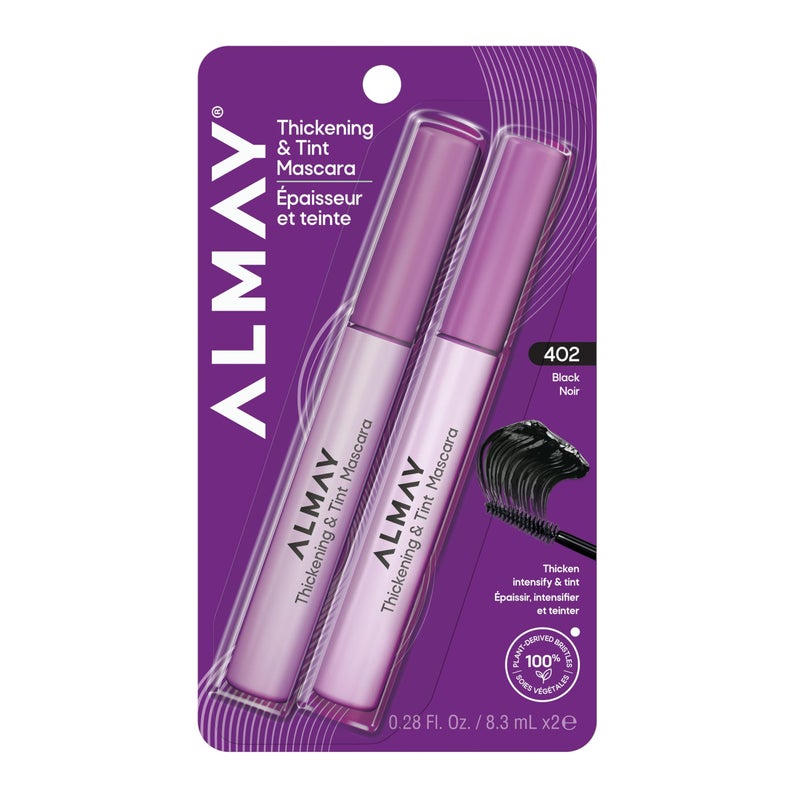 Almay Thickening Tint Mascara Nourishing Mascara Hypoallergenic 402 Black 2 pack - Image 2