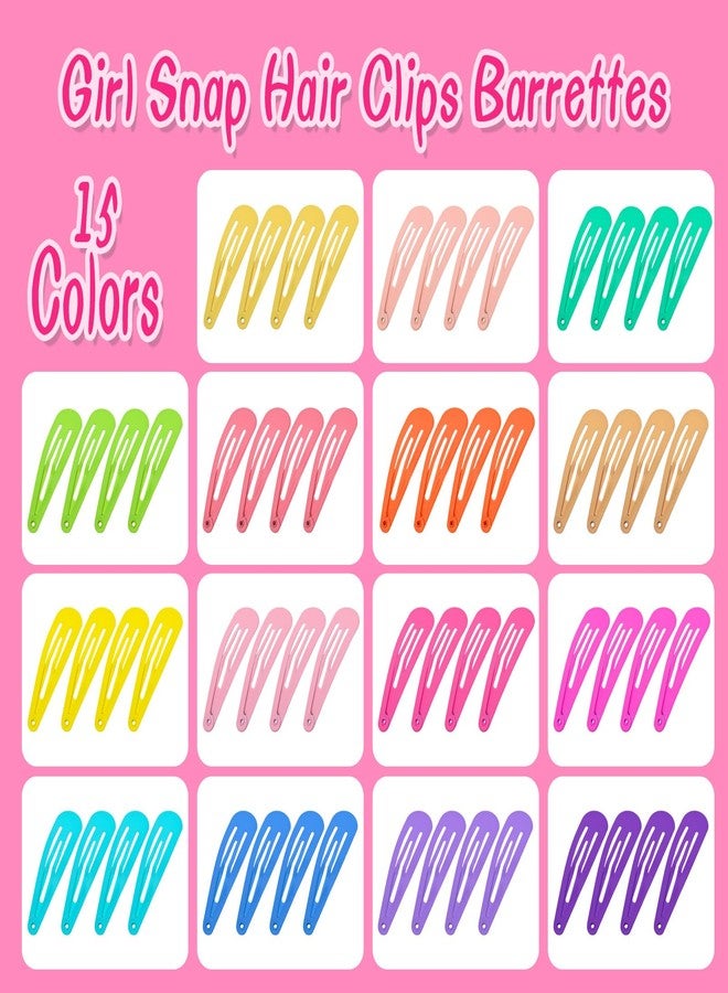 ELEMIRSA Hair Accessories for Toddlers, 220pcs, Colorful Mini Flower Claw Clips for Toddlers Cute Tiny Snap Hair Clips Metal No Slip Snap Hair Barrettes for Baby Fine Hair - Image 4