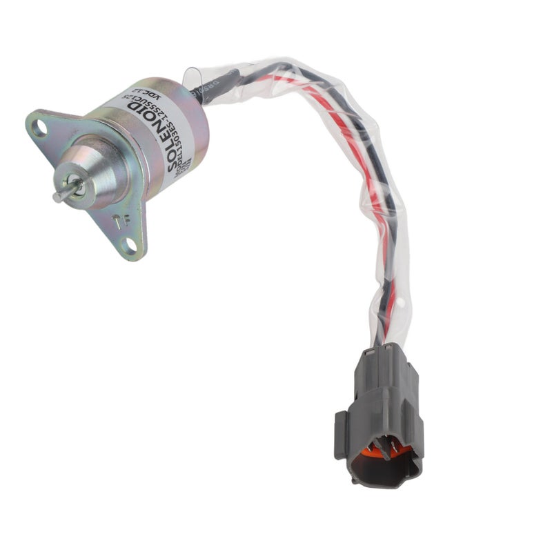 Fuel Shut Off Solenoid 1503ES 12S5SUC12S 12V Iron Shell Replacement for Komatsu PC40 PC45 - Image 5