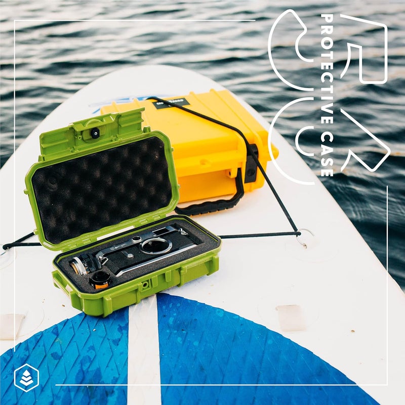 EVERGREEN 56 Waterproof Dry Box Protective Case with Pick & Pluck Foam - Travel Safe/Mil Spec/USA Made - for Cameras, Phones, Camping, Fishing, Hiking, Water Sports, Knives, Survival (Black) - Image 2