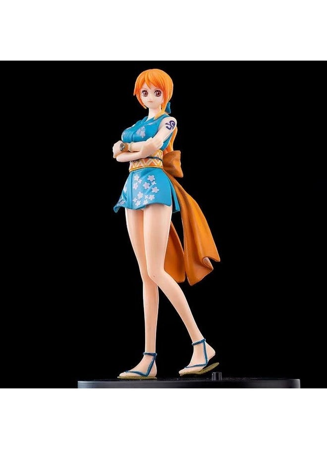 Trunkin - Trunkin | One Piece Nami Kimono 16cm Action Figure |Weeb Manga Collectible Figure Model Toys | Anime Figure PVC - Image 1