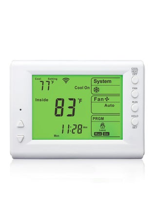Smart WiFi Thermostat, 7-Day Programmable, Compatible with Alexa & Google Assistant, for Single Stage 1 Heat/1 Cool HVAC, APP & Voice Control, Requires C-Wire, White - pzsku/Z54447F4285E09A8B8D7CZ/45/_/1723085441/3505670e-5e56-40b5-af1b-aefd5703889e