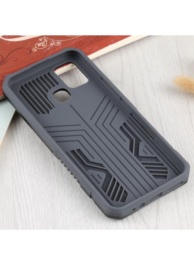S-TOP Case For Infinix Smart 5 Armor Warrior Shockproof PC + TPU Protective Case - Image 3