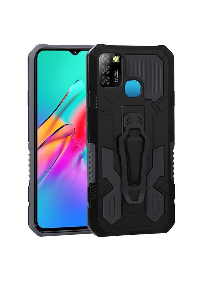 S-TOP Case For Infinix Smart 5 Armor Warrior Shockproof PC + TPU Protective Case - Image 1