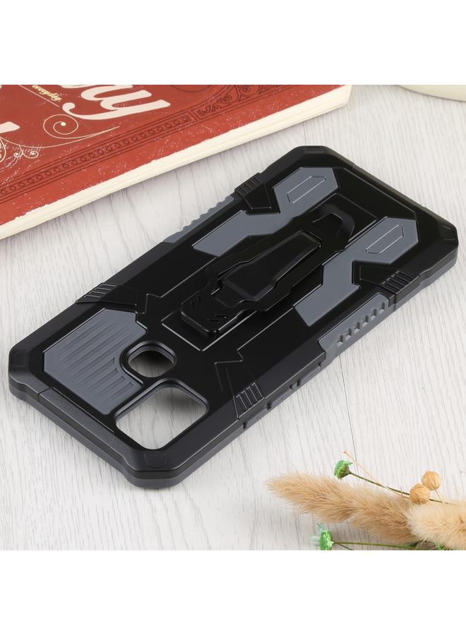 S-TOP Case For Infinix Smart 5 Armor Warrior Shockproof PC + TPU Protective Case - Image 5