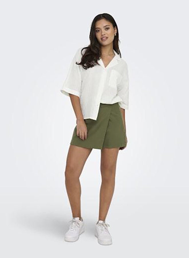 ONLY Onlbruxelles Ss Linen Bl Shirt Pnt Noos - Image 1