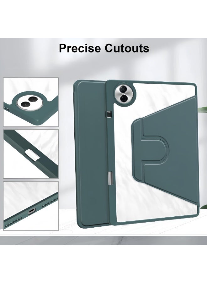 general 360° Case for Honor Pad 10 12.1 inch Tablet 2025 with pencil holder, Clear transparent back shell , Shockproof cover - Image 5