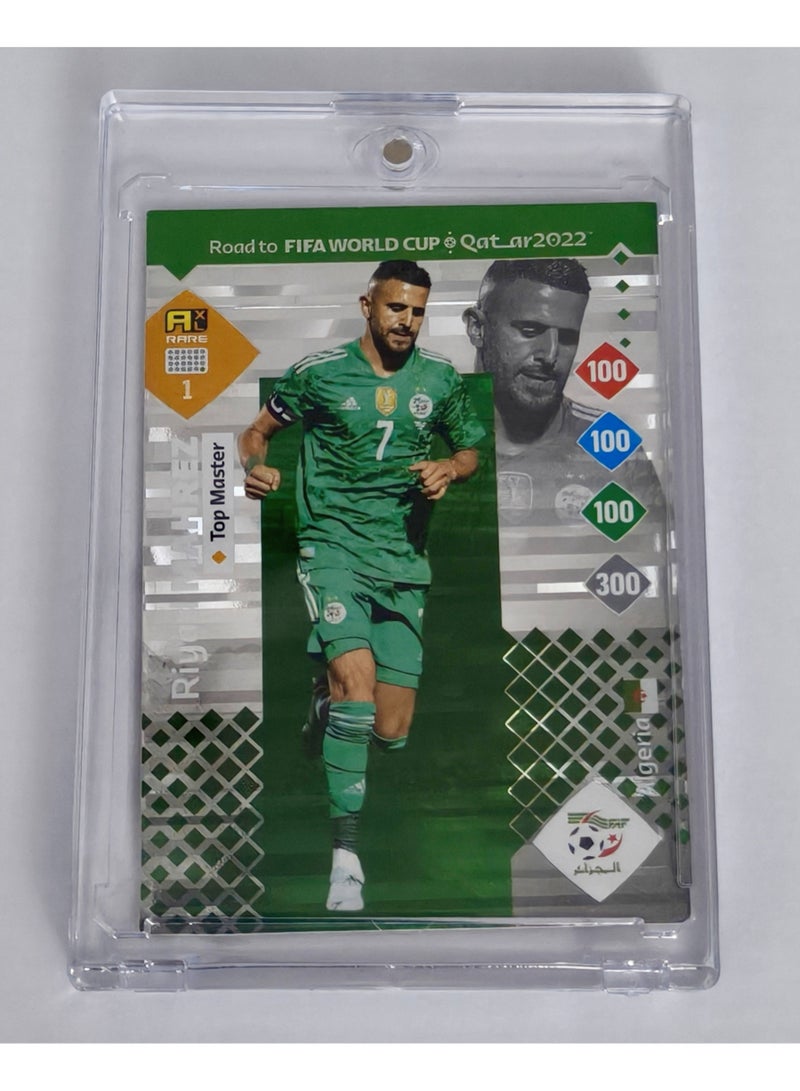 Panini Collectible Authentic Riyad Mahrez TOP MASTER Panini Road to FIFA World Cup Qatar 2022 - Image 1