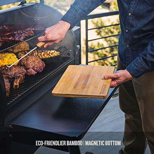 Traeger Grills BAC406 Magnetic Bamboo Cutting Board Grill Accessory - Image 4