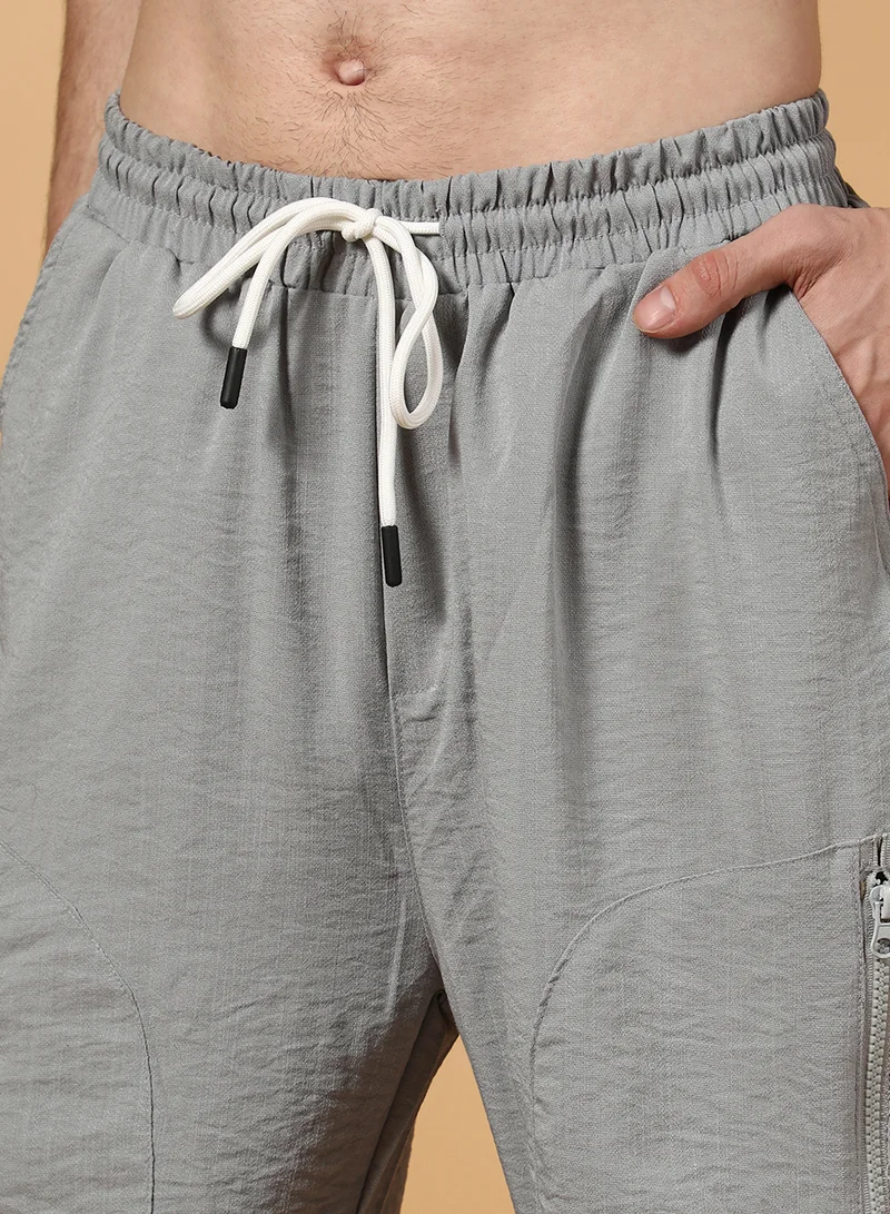 Campus Sutra Lightweight - Parachute Utility Trousers