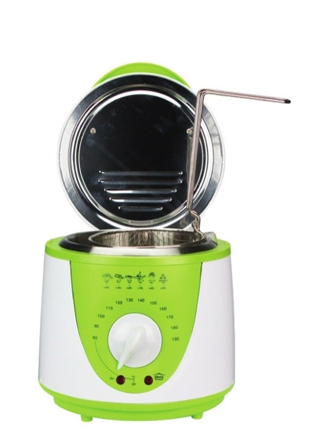 Crispy Delights with Less Oil Usage Efficient 950W Automatic Deep Fryer Green color  - Image 5