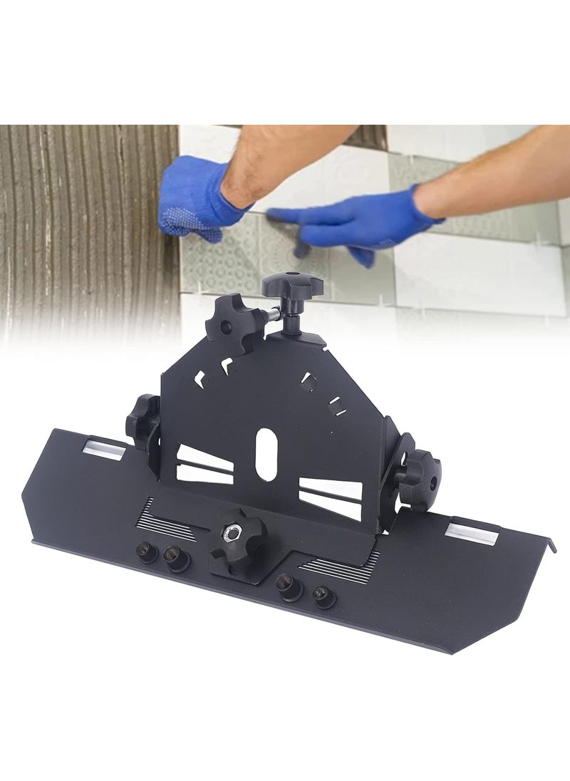 HURRISE Tile Cutter Cutting Guide 45 Degree Angle Cutting Tool For Grinder For Glass Tiles Microcrystalline Stone Ceramic And Glazed Tiles With Steel Material  - Image 2