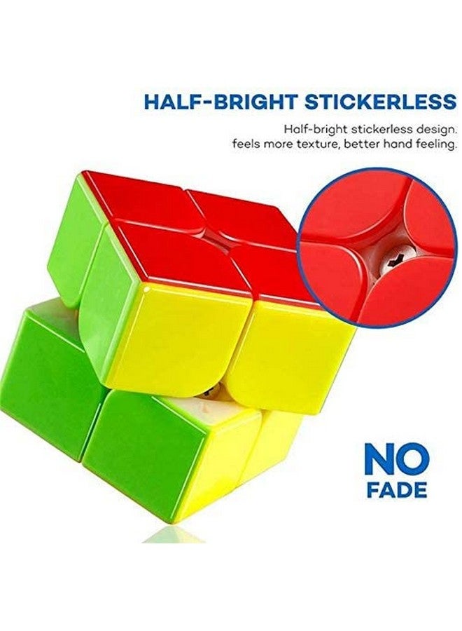 D ETERNAL Magnity 2M Magnetic Cube 2x2 (Magnet) Stickerless Magic Speed Cube Puzzle Game for Kids (Magnity 2M 2x2 (Magnetic)) - Image 4