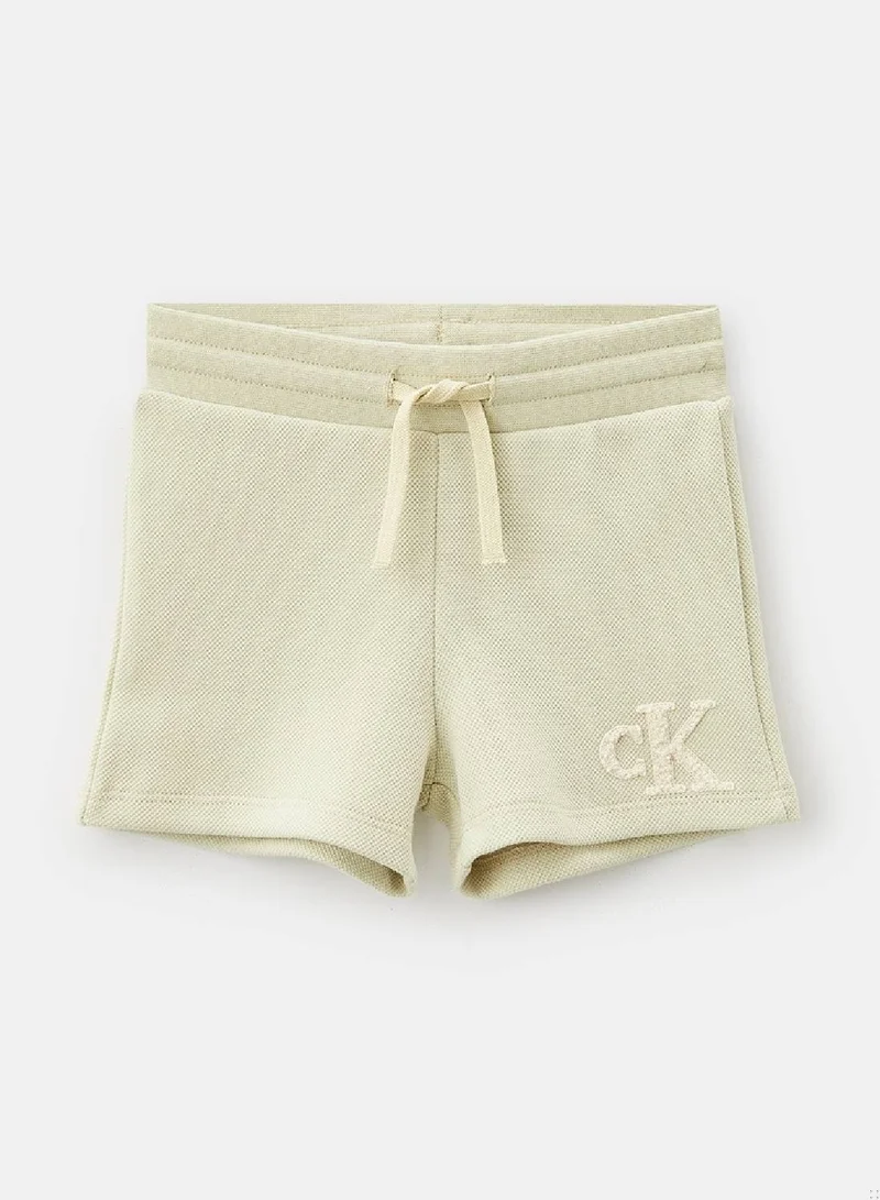 Calvin Klein Jeans Baby's Pique Hawk Shorts Gift Pack - Cotton, Green