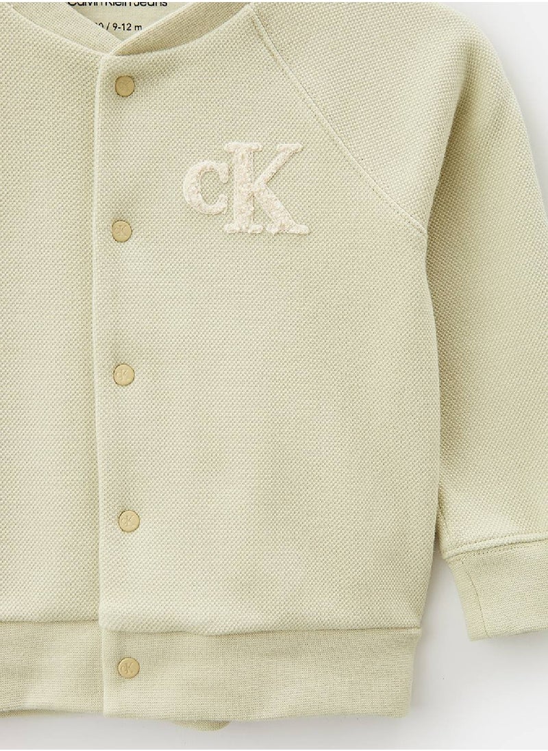 Calvin Klein Jeans Baby's Pique Hawk Shorts Gift Pack - Cotton, Green  - Image 3