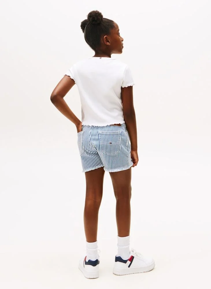 تومي هيلفيغر Kids Essential Rib Top