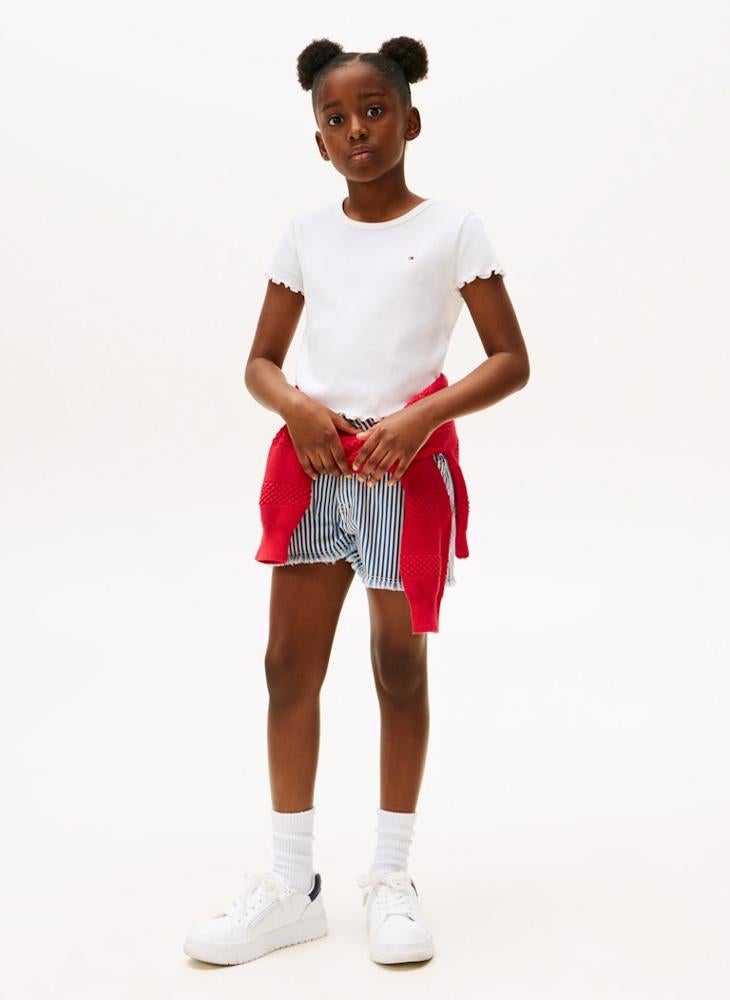 TOMMY HILFIGER Kids Essential Rib Top - Image 3