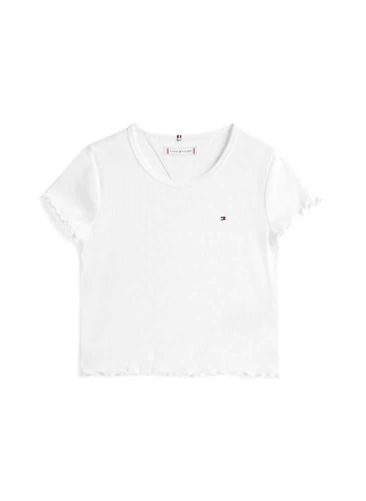 TOMMY HILFIGER Kids Essential Rib Top - Image 4