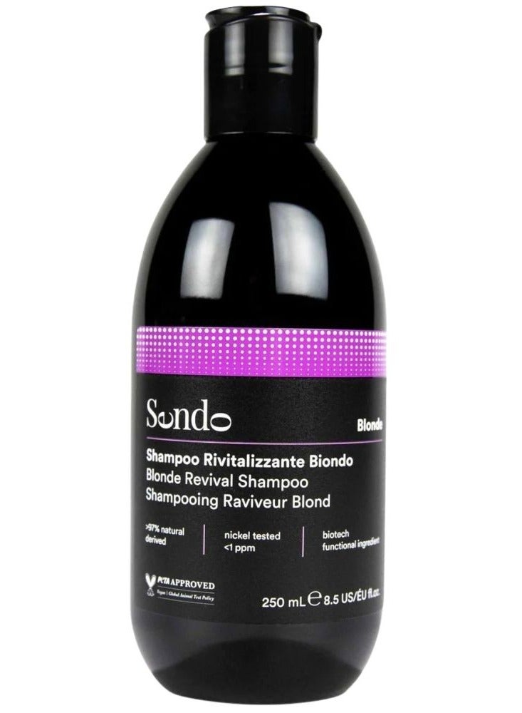 Sendo Blonde Revival Shampoo for Natural Blond, Bleached or White Hair 250ml - Image 1