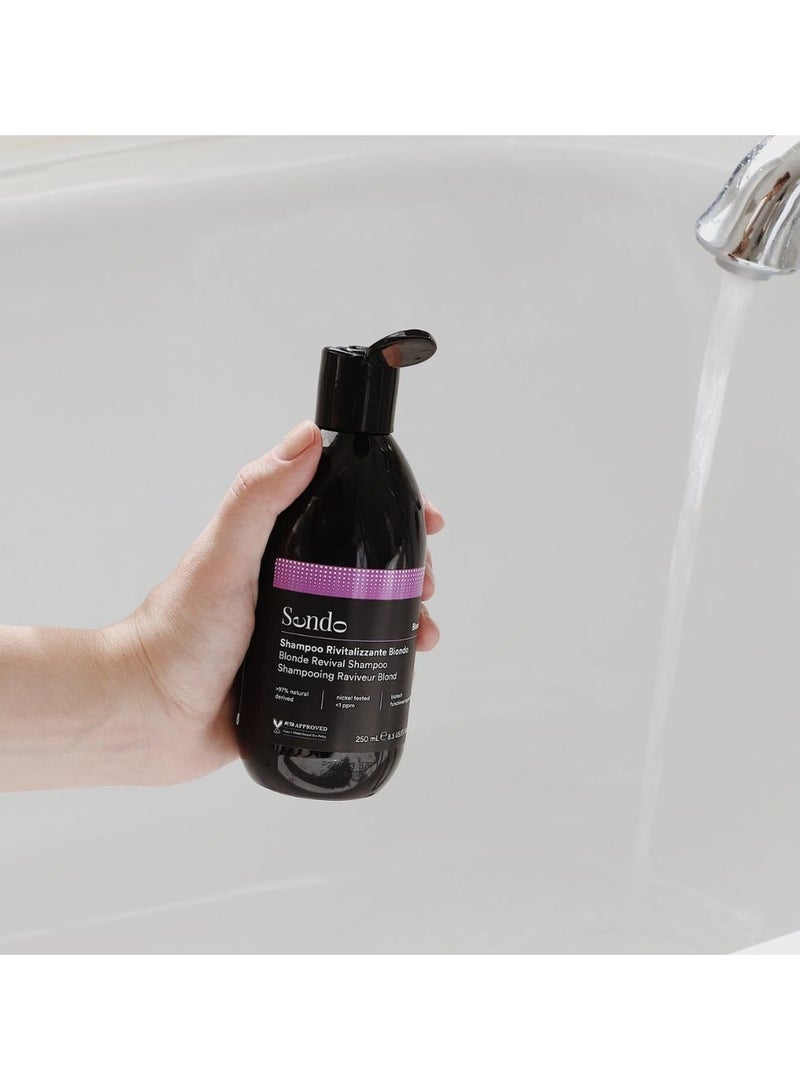 Sendo Blonde Revival Shampoo for Natural Blond, Bleached or White Hair 250ml - Image 3