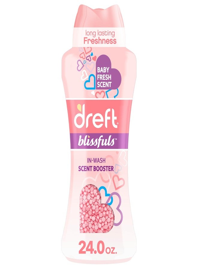 Dreft Blissfuls In-Wash Laundry Scent Booster Beads, Baby Fresh Scent, 24 oz, Baby Laundry, Laundry Scent Boosters, Scent Booster Beads - Image 1