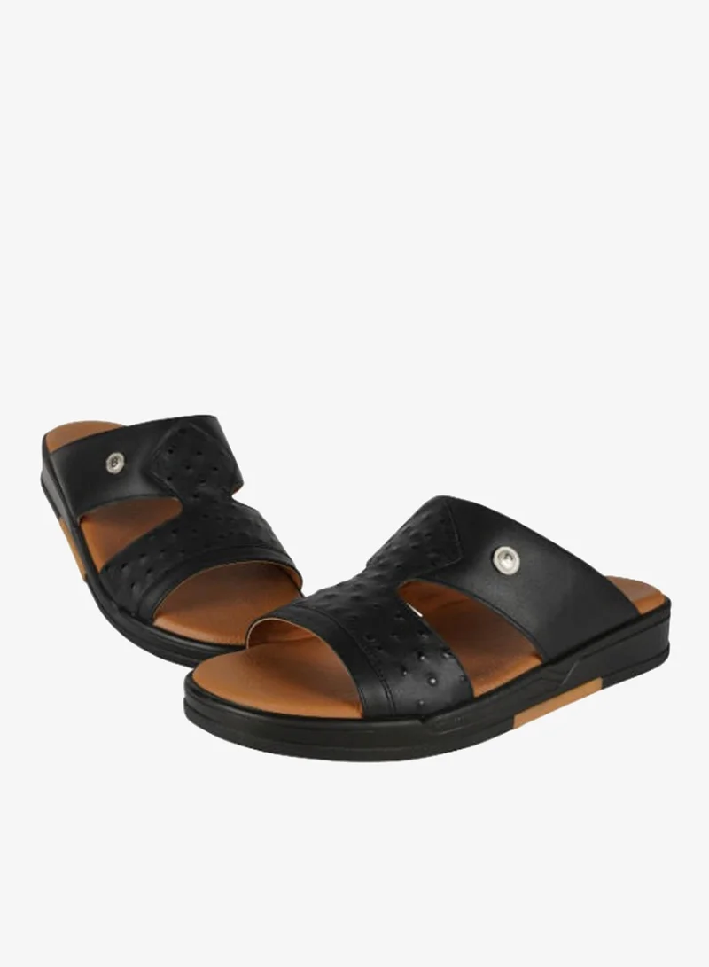 Barjeel Uno Black Barjeel Uno Mens Elegant Sandals VTKB-03 Black for Men | Best Price UAE