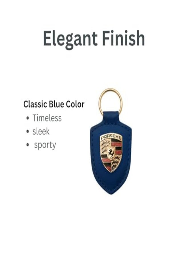 Porsche GENUINE Porsche Crest Keyring (Blue) - Image 4