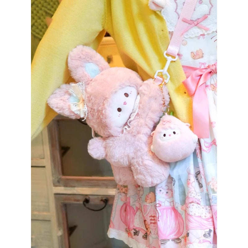 Cute Rabbit Plush Backpack for Girls - Image 3