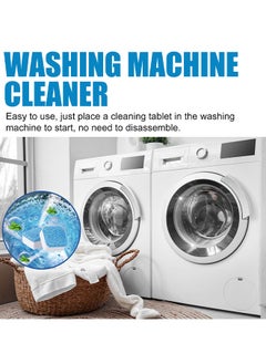 Jaysuing 12PCS Washing Machine Cleaner Effervescent Tablets - Washing Machine Cleaner Descaling Agent - Deep Cleaning Tablets - Suitable For Washing Machine Cleaning - Sterilization - Dirt Removal  - Image 5