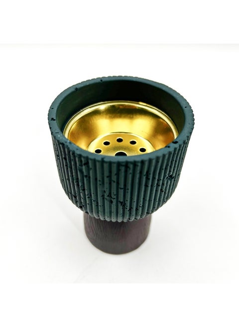 Green earthenware incense burner