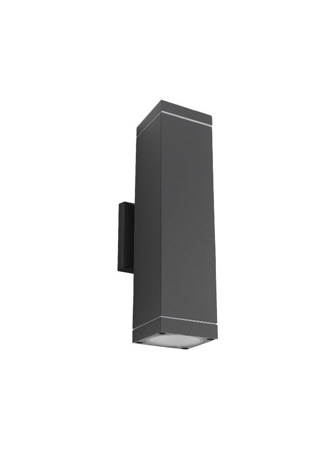 ALFRIDAY Outdoor Wall Light Fixture, GU10 Holder, IP65 Waterproof, Modern Minimalist Up-Down Wall Lamp, Surface Mounted - Image 1