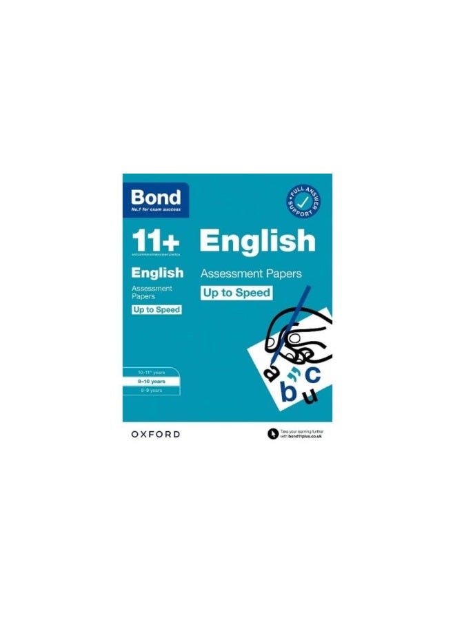 Bond 11+: أوراق التقييم السريعة باللغة الإنجليزية من Bond 11+ مع دعم الإجابة لمدة 9-10 سنوات - Image 1