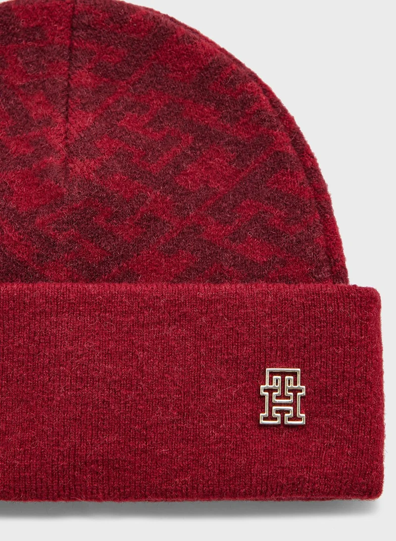 TOMMY HILFIGER Monogram All Over Beanie