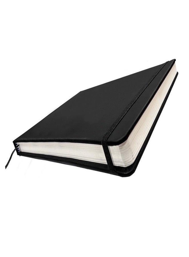 Zieler® 8.27" x 5.5" (207mm x 140mm) Hardcover Landscape Sketchbook, Pale Ivory Sheets, 140gsm, 80 Sheets - Image 2