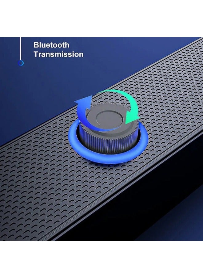 Neutral Computer Audio Desktop Home Small Speaker Double Speaker Large Volume Notebook Desktop Long Bluetooth Subwoofer - Image 4