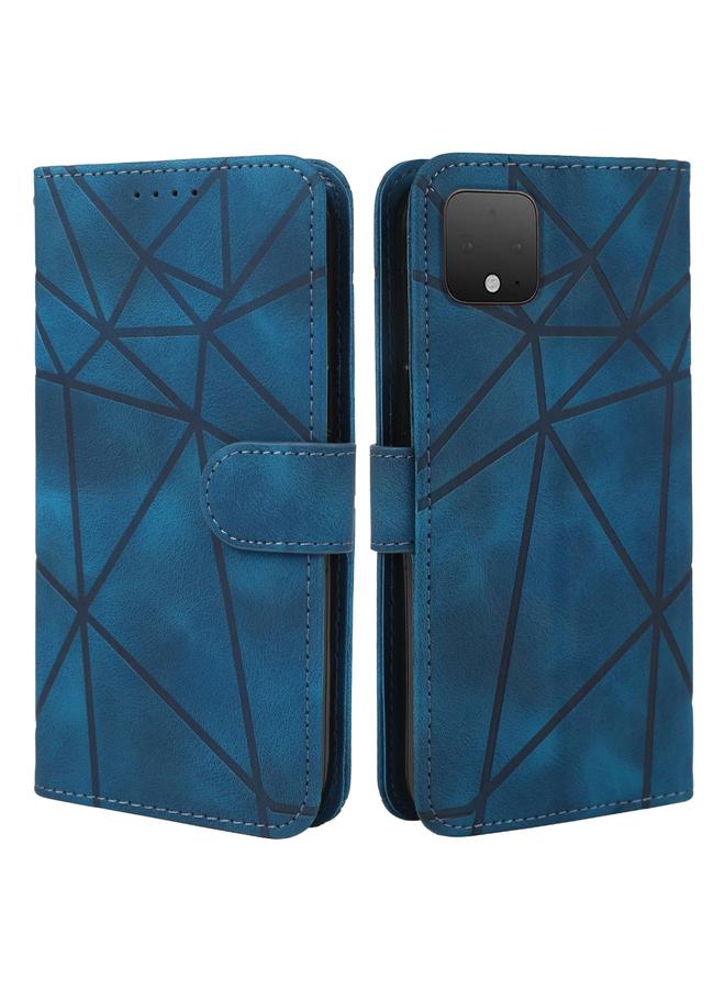 اس-توب جراب هاتف Google Pixel 4 XL مصنوع من الجلد بخطوط هندسية - Image 2