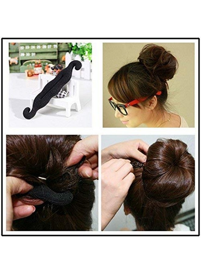 AROOMAN Hair Bun Maker Magic Clip Twist Turn And Tie HairStyler Sponge Donut Maker - Image 3