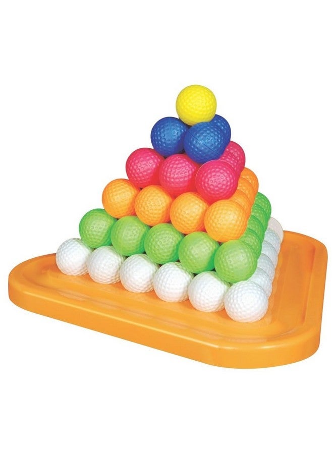 Goyal's Pyramid Ball Puzzle Game - Challenging 3D Maze Puzzle for Fun and Brain Training with 60 Colourful Balls for Kids 3 Years & Above - Image 1