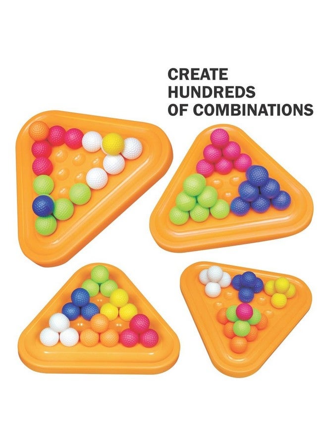 Goyal's Pyramid Ball Puzzle Game - Challenging 3D Maze Puzzle for Fun and Brain Training with 60 Colourful Balls for Kids 3 Years & Above - Image 3