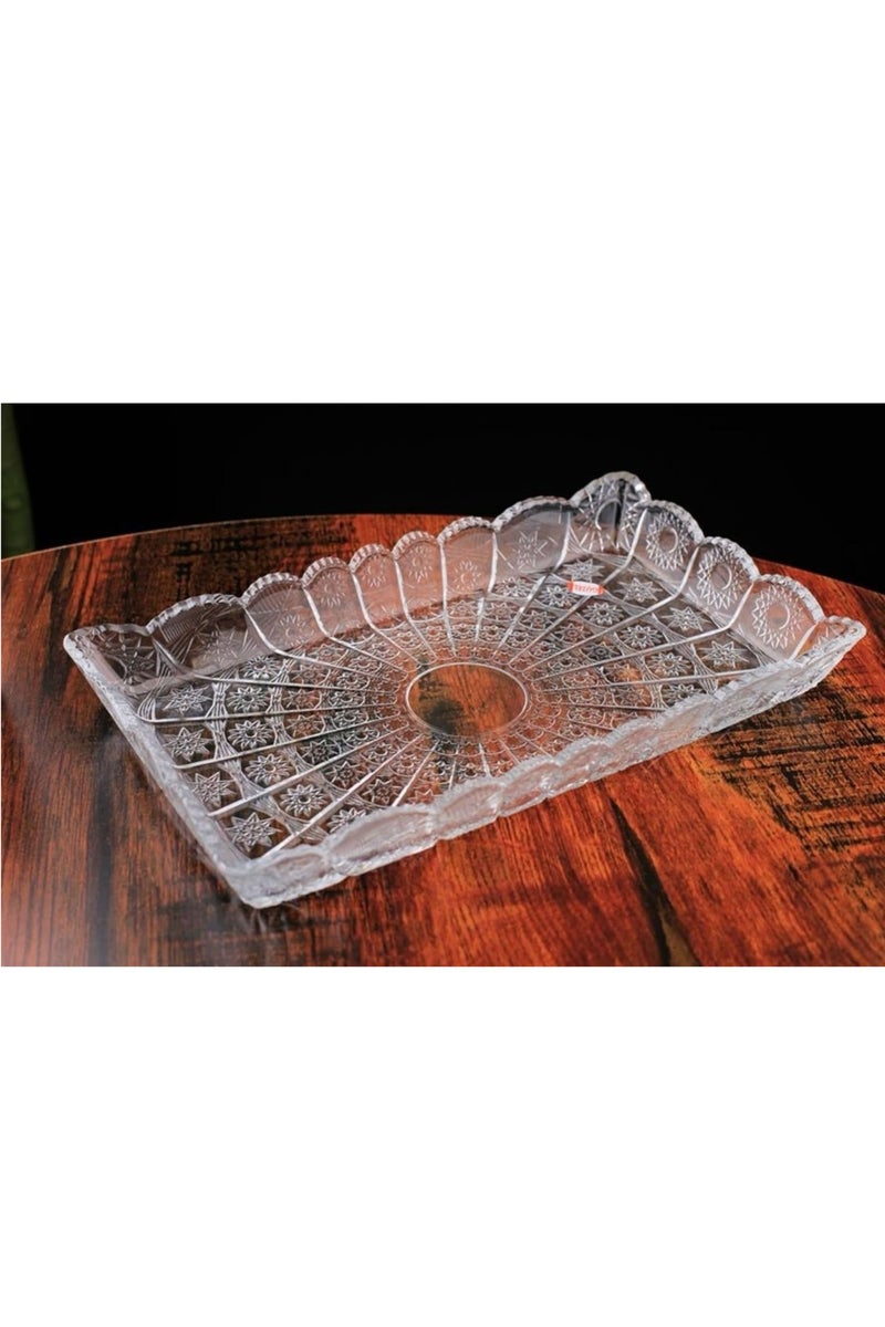 Glass Rectangular Plate  286X166X38 mm - Image 1