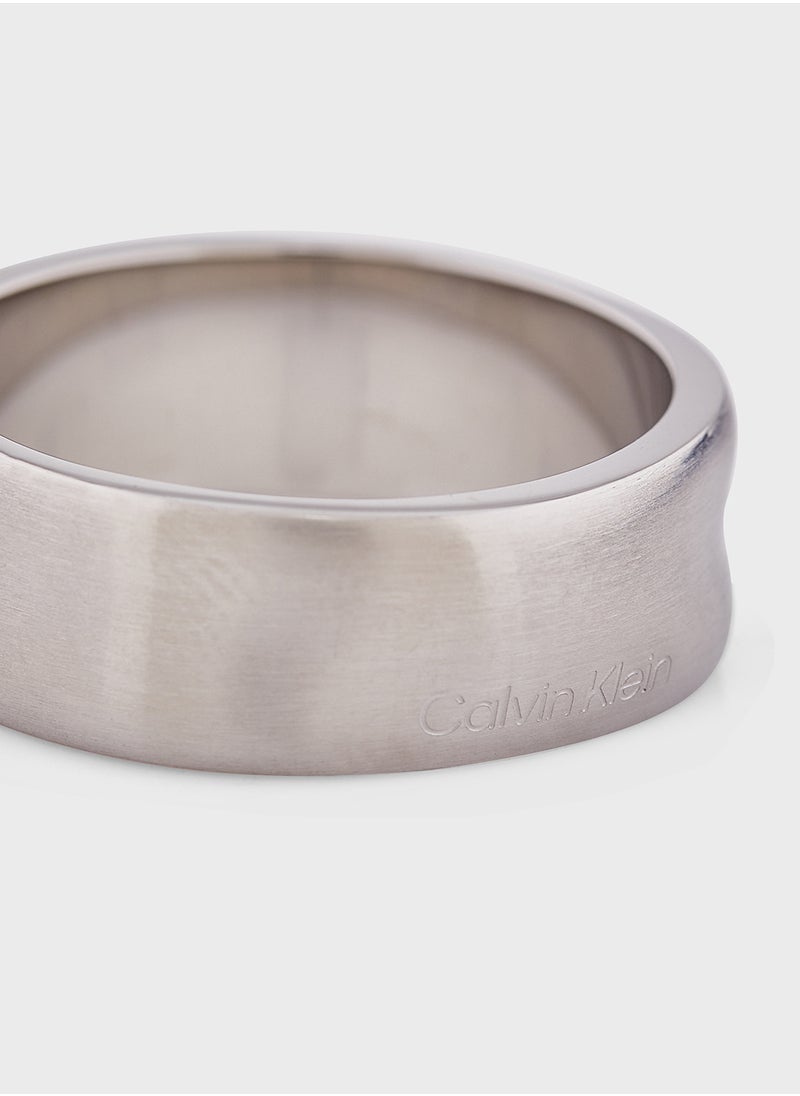 CALVIN KLEIN Ck Metallic Waves  Ring  - Image 4