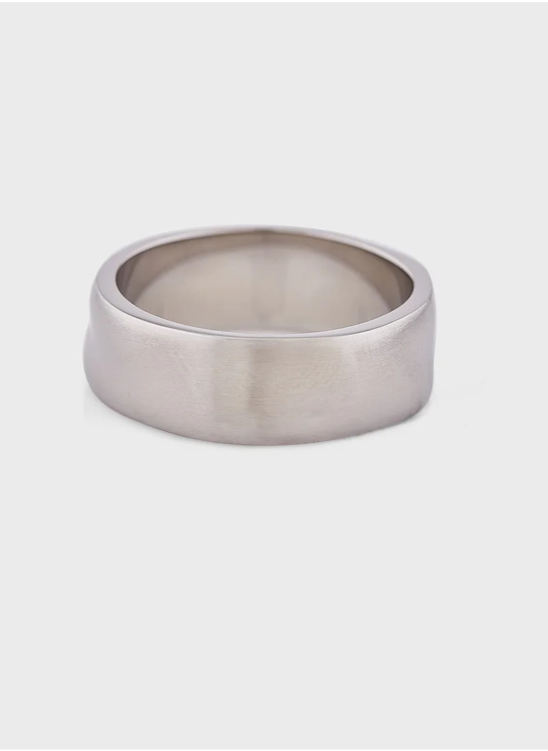 CALVIN KLEIN Ck Metallic Waves  Ring