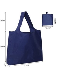 UrbanEssentia Reusable Grocery Bags, Set of 3pcs, Durable, Waterproof, Eco-friendly, Portable, Shoulder Handbags, Tote bags, Foldable Shopping Bags with Pouch  - Image 2