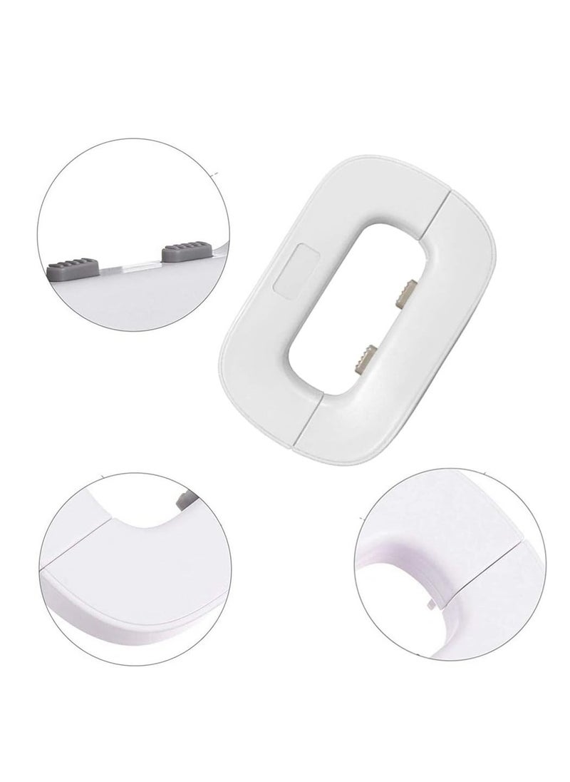 Child Door Handle Safety Lock And Child Safety Belt Lock (White)
